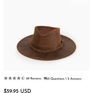 Minnetonka leather women’s hat